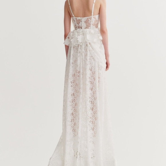 For Love And Lemons Floral Alora Bridal Gown - Picture 5 of 5